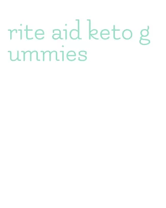 rite aid keto gummies