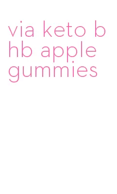 via keto bhb apple gummies