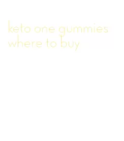 keto one gummies where to buy