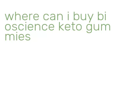where can i buy bioscience keto gummies