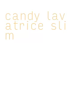 candy lavatrice slim