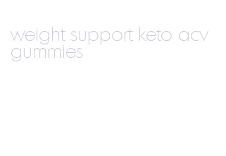 weight support keto acv gummies