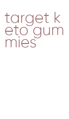target keto gummies
