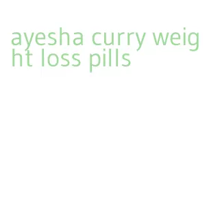 ayesha curry weight loss pills