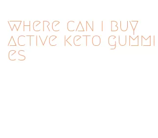 where can i buy active keto gummies