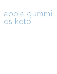 apple gummies keto