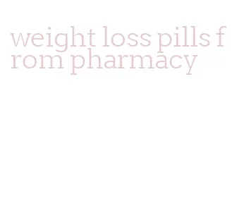 weight loss pills from pharmacy