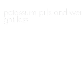 potassium pills and weight loss