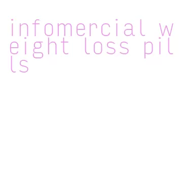 infomercial weight loss pills