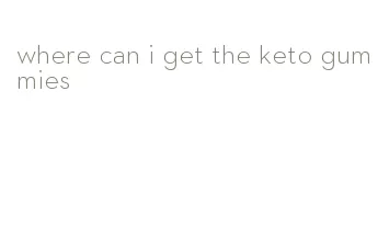 where can i get the keto gummies