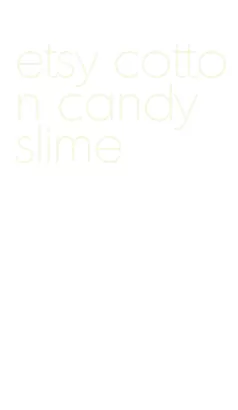 etsy cotton candy slime