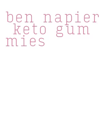 ben napier keto gummies