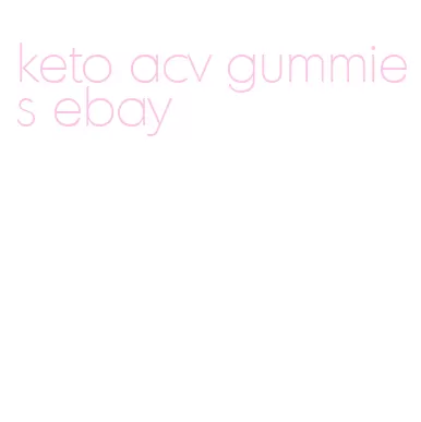 keto acv gummies ebay