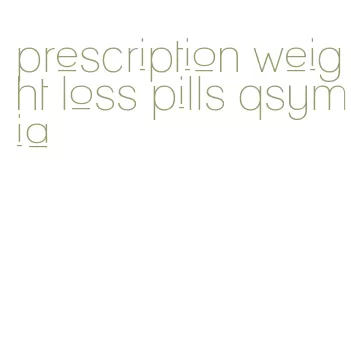 prescription weight loss pills qsymia