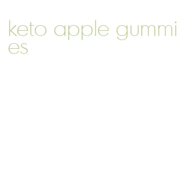 keto apple gummies