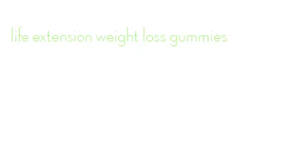 life extension weight loss gummies