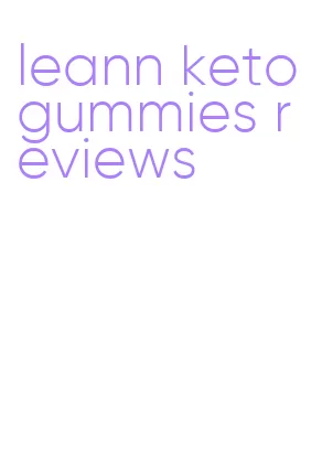 leann keto gummies reviews