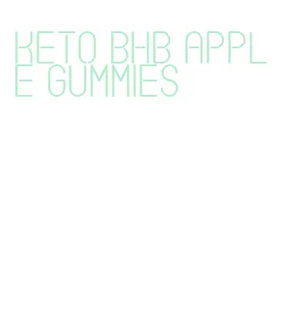 keto bhb apple gummies