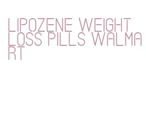 lipozene weight loss pills walmart