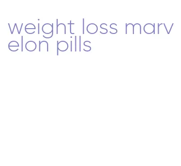 weight loss marvelon pills