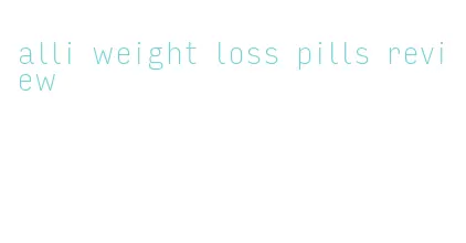 alli weight loss pills review