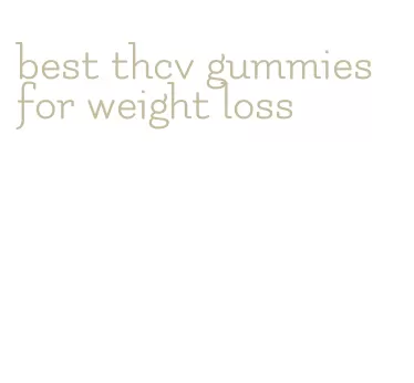 best thcv gummies for weight loss