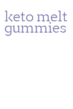 keto melt gummies