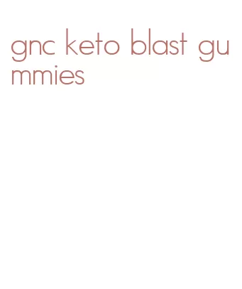 gnc keto blast gummies