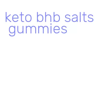 keto bhb salts gummies