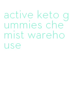 active keto gummies chemist warehouse