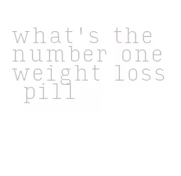 what's the number one weight loss pill