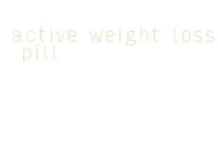 active weight loss pill