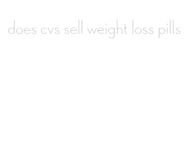 does cvs sell weight loss pills