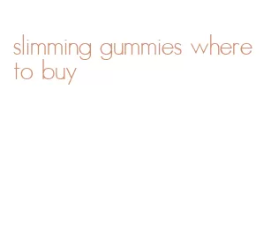 slimming gummies where to buy