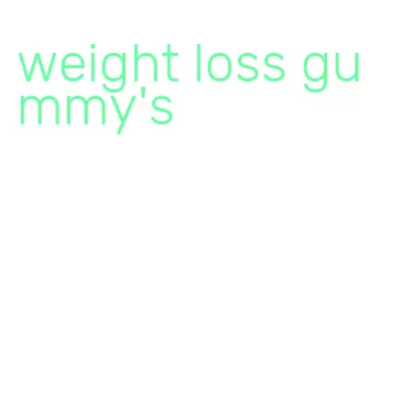 weight loss gummy's