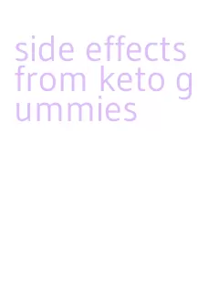 side effects from keto gummies