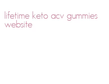 lifetime keto acv gummies website