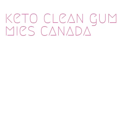 keto clean gummies canada