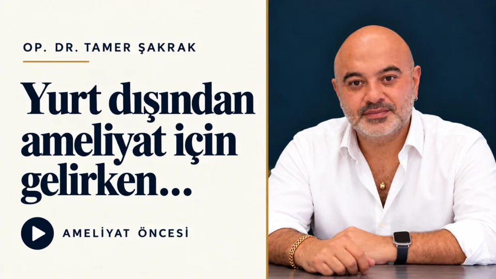 Yurt Dışından Ameliyat İçin Gelirken Neleri Planlamalısınız? — Dr. Tamer Şakrak video kapağı