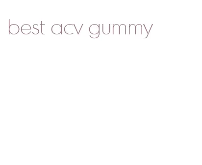best acv gummy