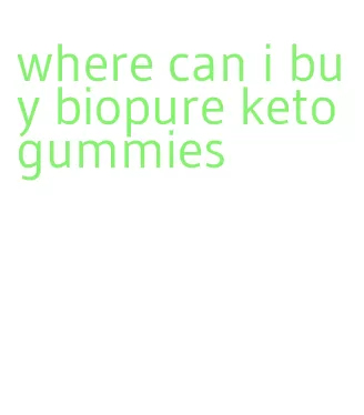where can i buy biopure keto gummies