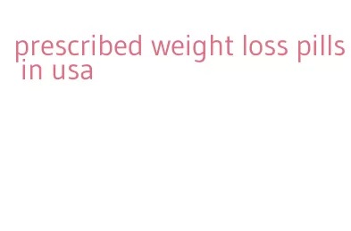 prescribed weight loss pills in usa