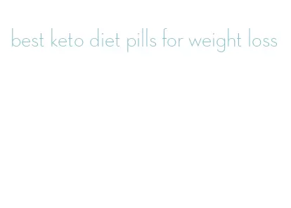 best keto diet pills for weight loss