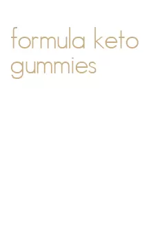 formula keto gummies