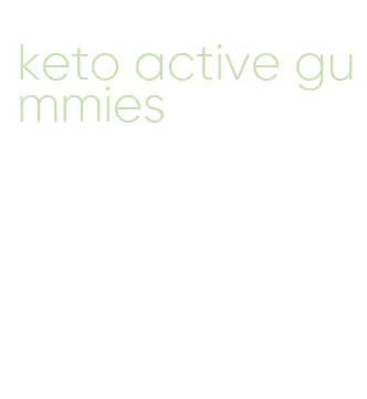 keto active gummies