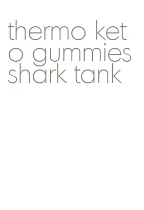 thermo keto gummies shark tank