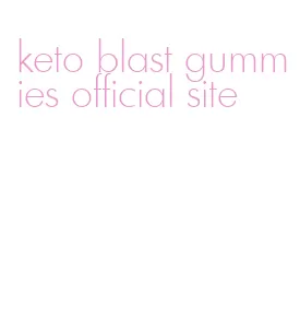 keto blast gummies official site